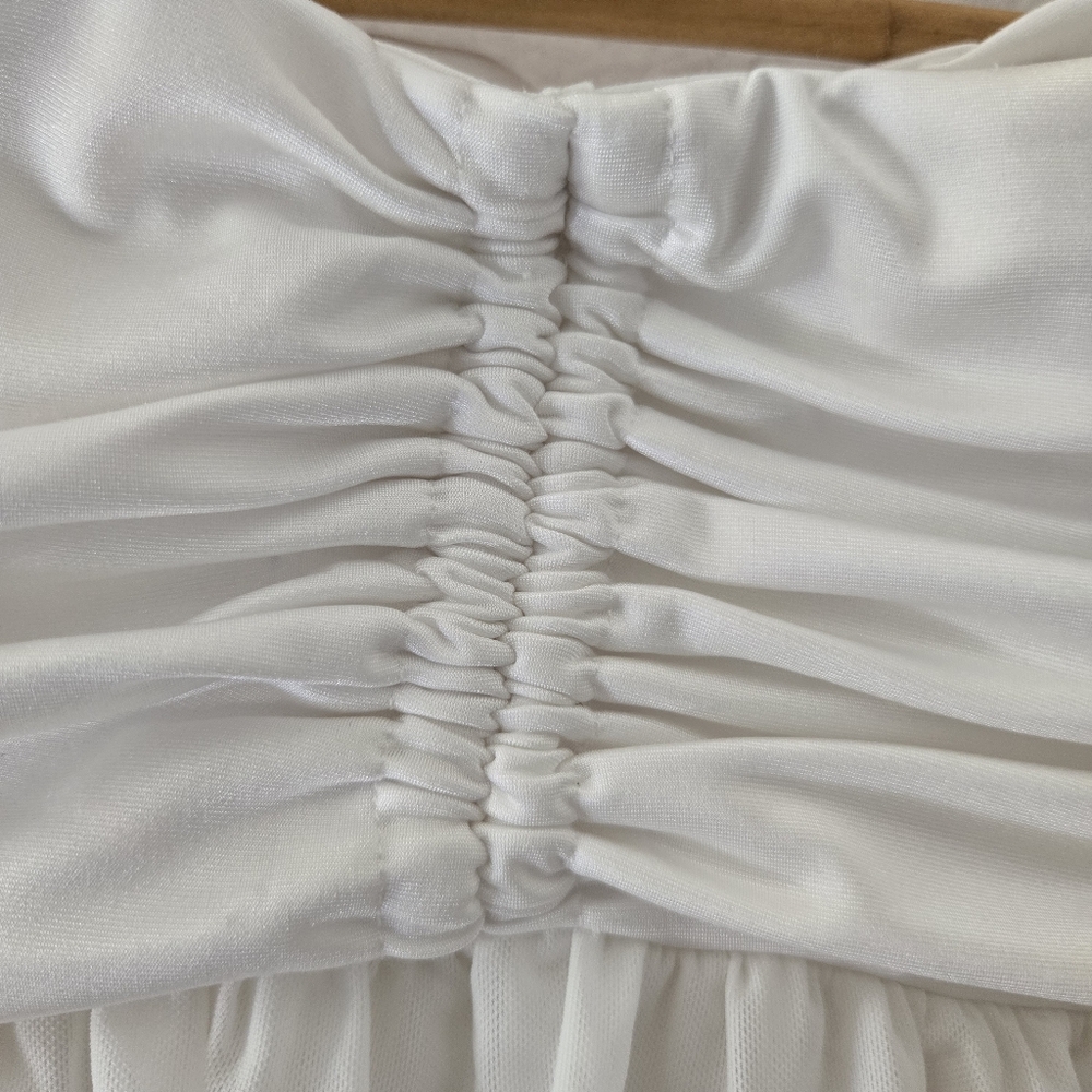SHEIN White Ruffled Mini Skirt - Picture 3 of 8